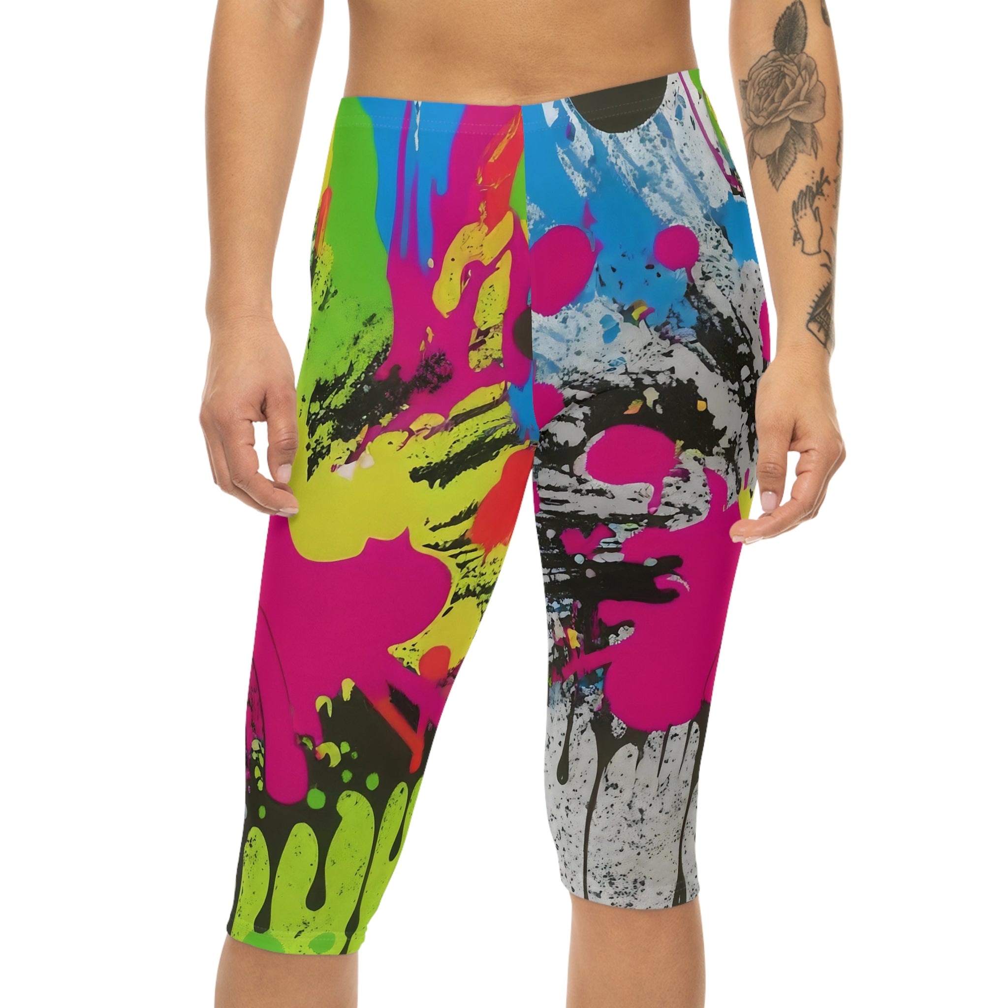 Street Art Capri Leggings
